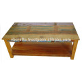 Mesa de café reciclado de madera